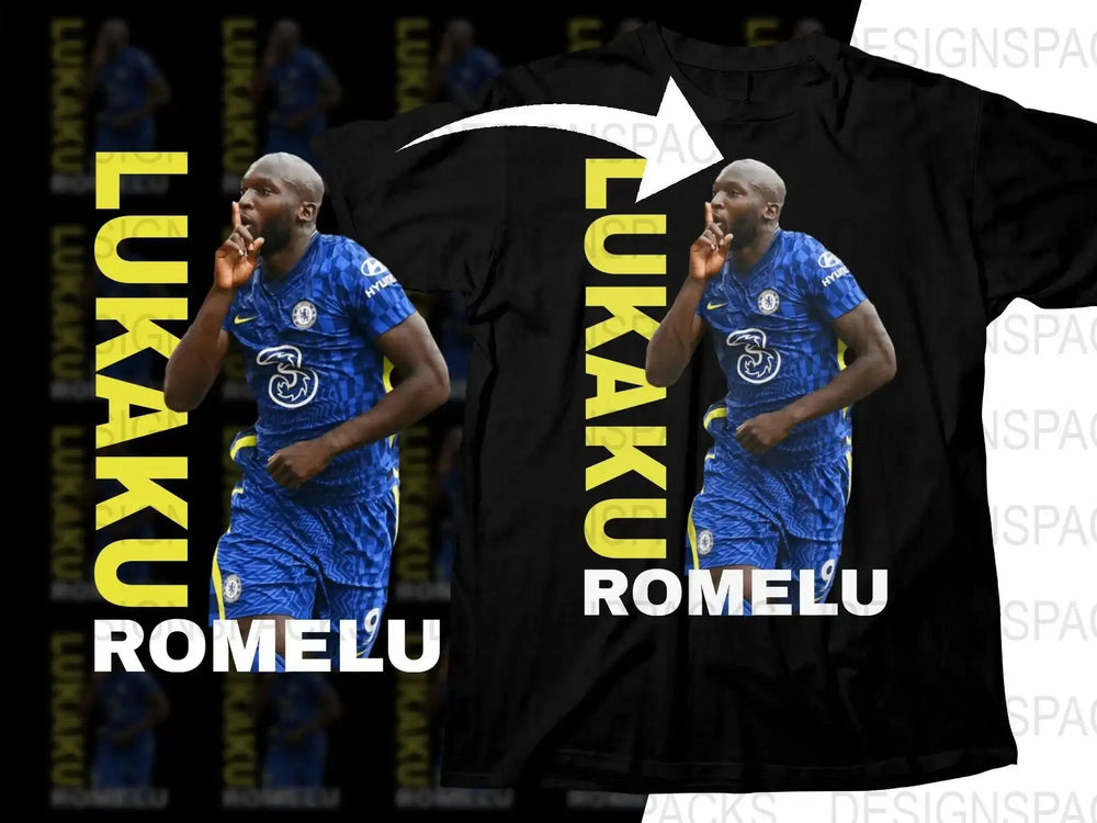 Lukaku Mel Soccer Player Cool Blue Soccer Png Digital Download