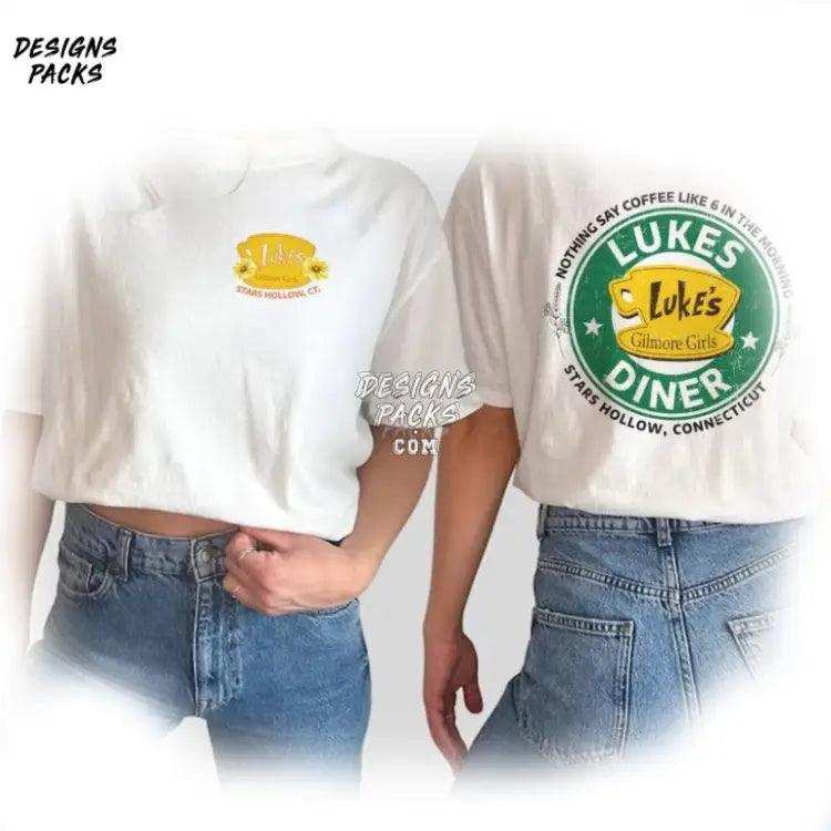 Luke’s Diner Vintage Tars Hollow Retro Stars Hollows Png Design