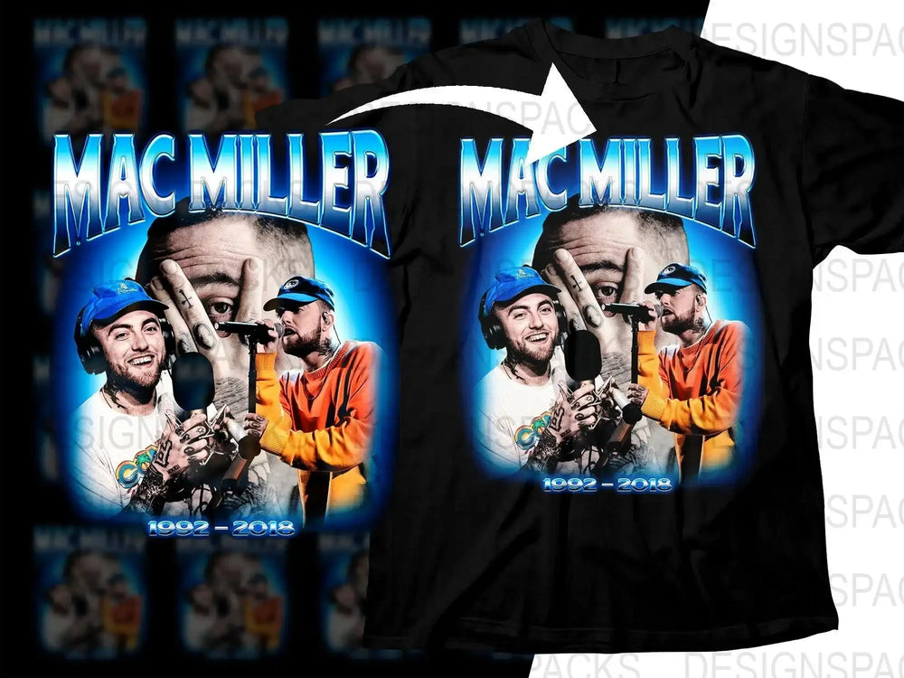 Mac Miller 1992-2018 Tribute Music Bootleg Png Digital Download