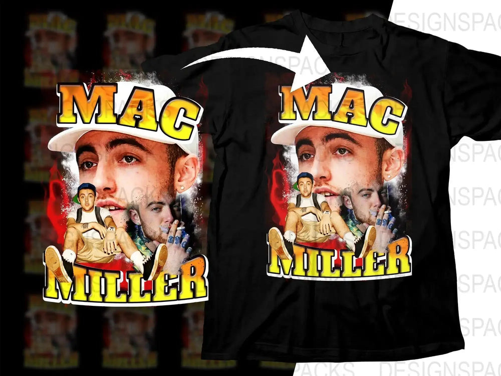 Mac Miller Graphic Print Casual Wear Trendy Png Digital Download