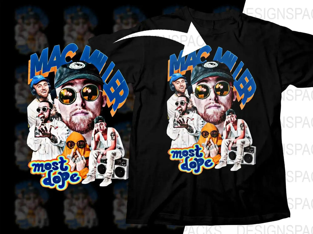Mac Miller Most Dope Bootleg Graphic Art Png Digital Download
