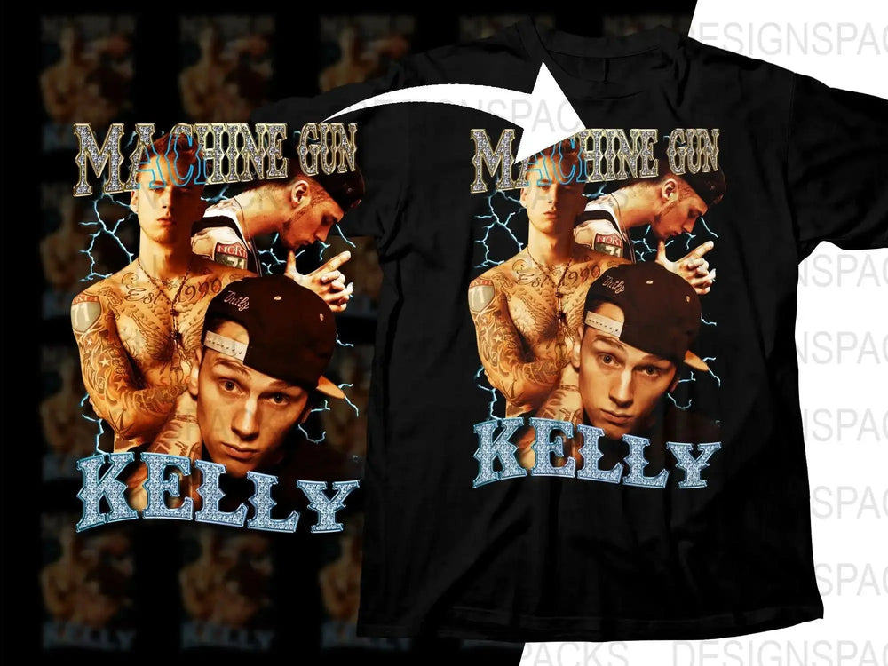 Machine Gun Kelly Graphic Multiple Poses Png Digital Download