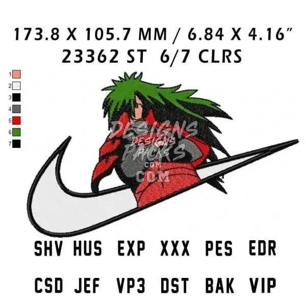 Madara Anime Embroidery Design