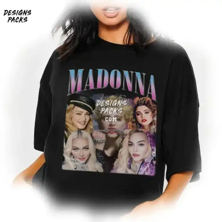 Madonna Homage Singer Bootleg Png Design