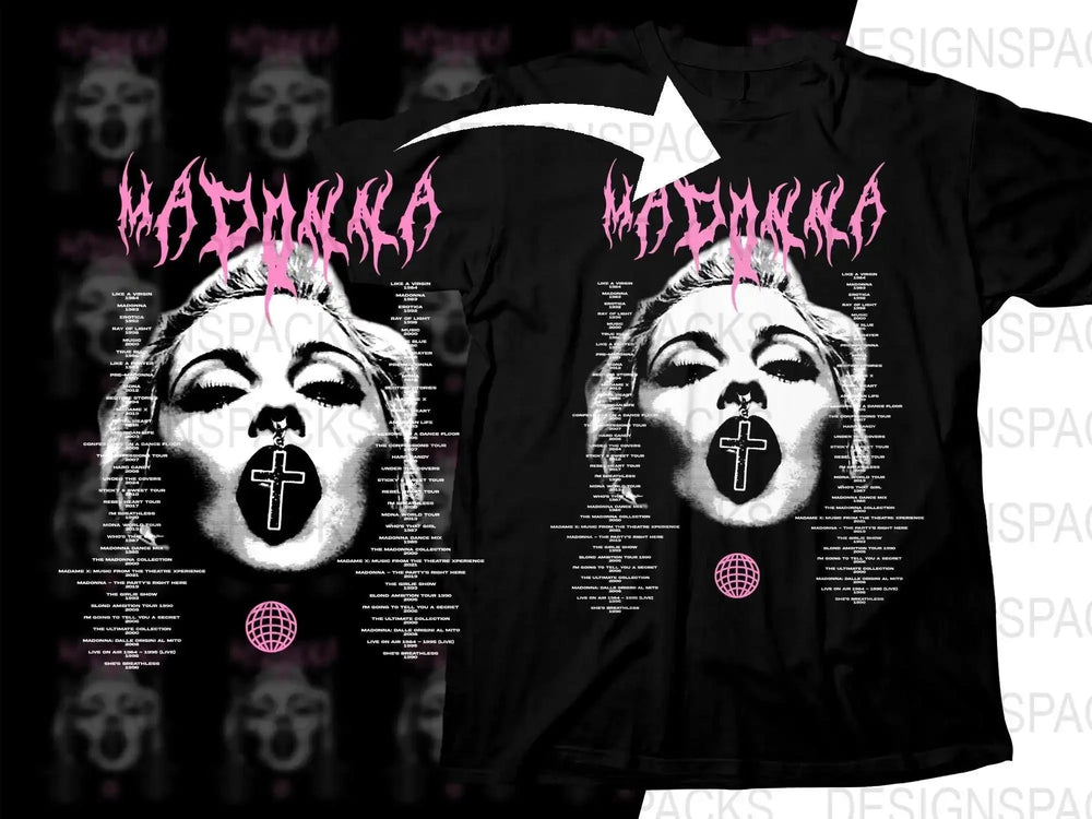 MADONNA Music Artist Streetwear Png Digital Download