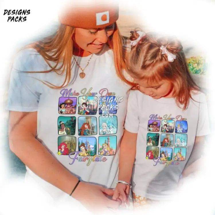 Make Your Own Fairytale Girl Trip Princess Castle Png Design