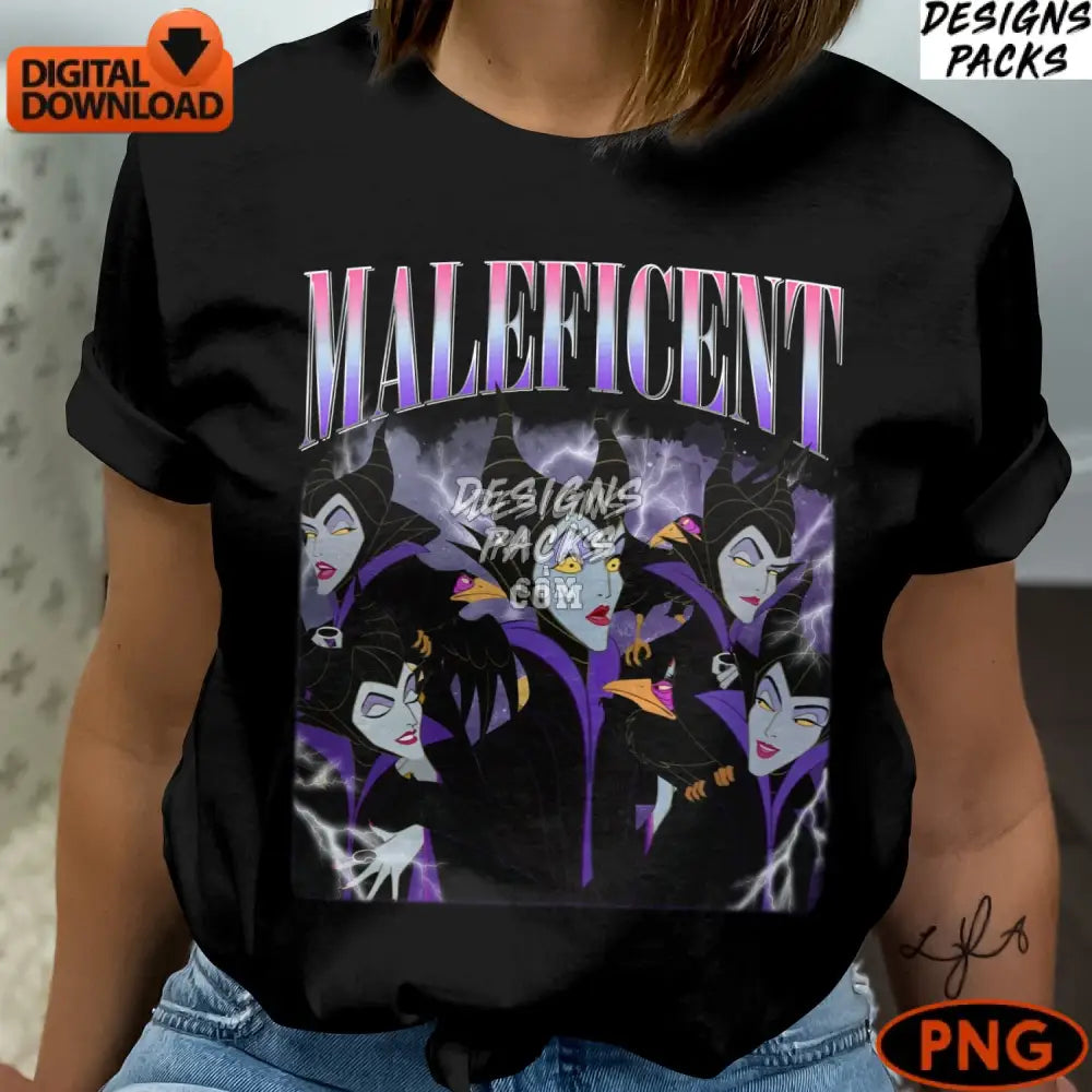 Maleficent Digital Art Instant Download Disney Villain Inspired Fantasy Png File