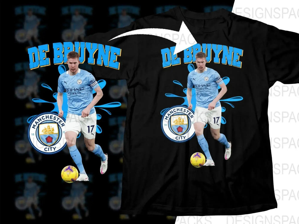 Manchester City Soccer Player De Bruyne Soccer Png Digital Download