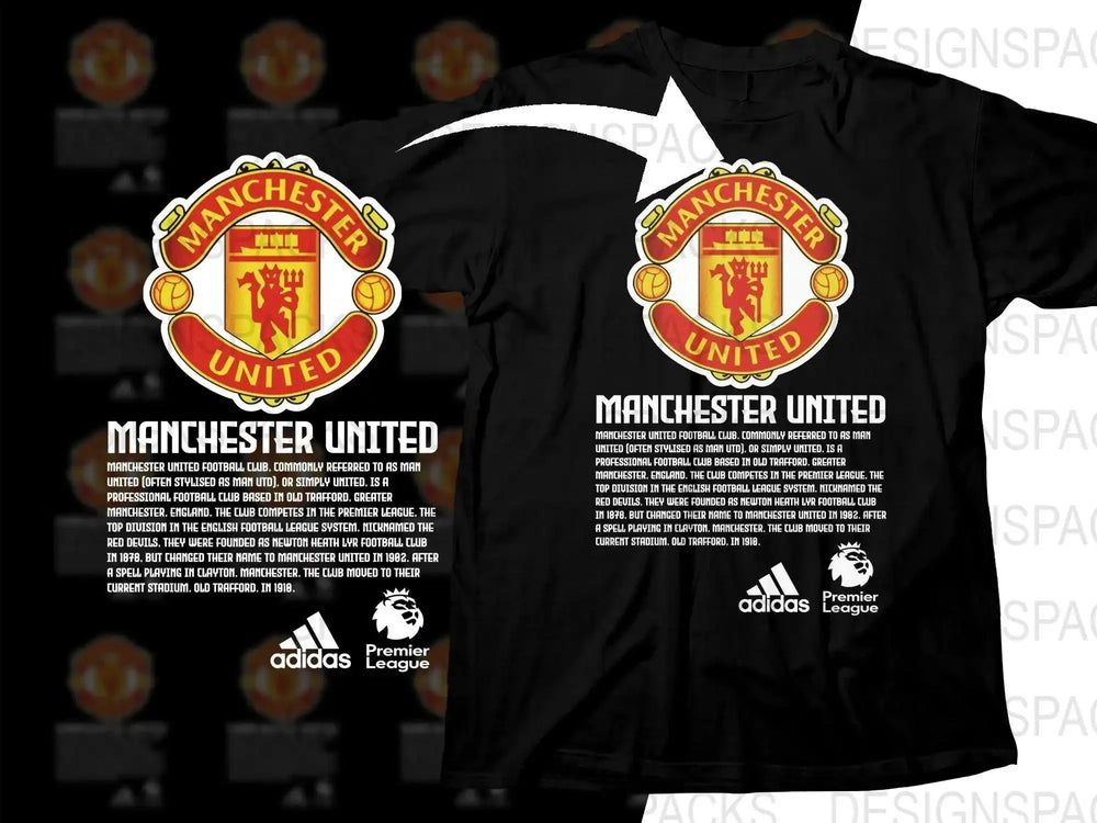 Manchester United Logo Graphic Png Digital Download