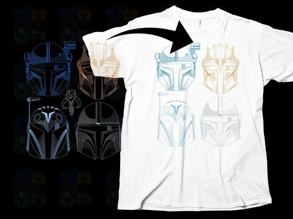 Mandalorian Helmet Designs Collection Png Digital Download