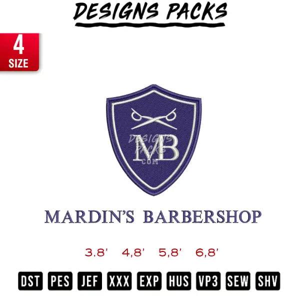 mardin barbershop Embroidery Design 