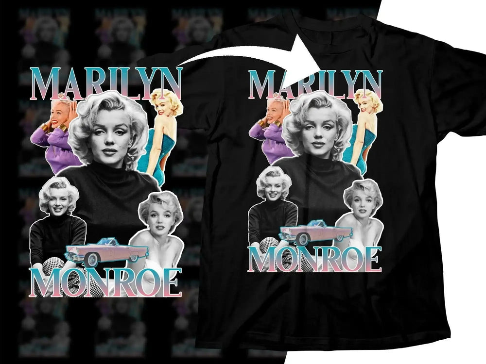 Marilyn Monroe Vintage Style Png Digital Download