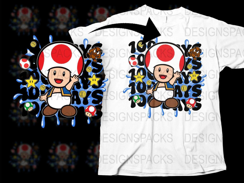 Toad Gamer T-Shirt, Video Game Character Tee, Geek Clothing, Nostalgic Graphic Shirt, Fun Pop Culture Apparel, Gift for Gamers