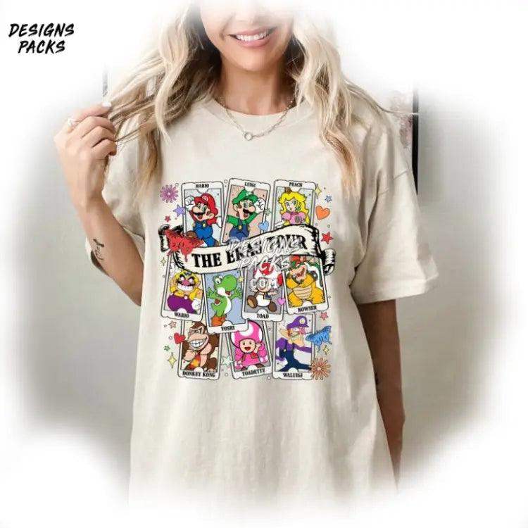 Mario Luigi Princess Peach Bowser Super Mario The Eras Tour Tarot Card –  DESIGNSPACKS