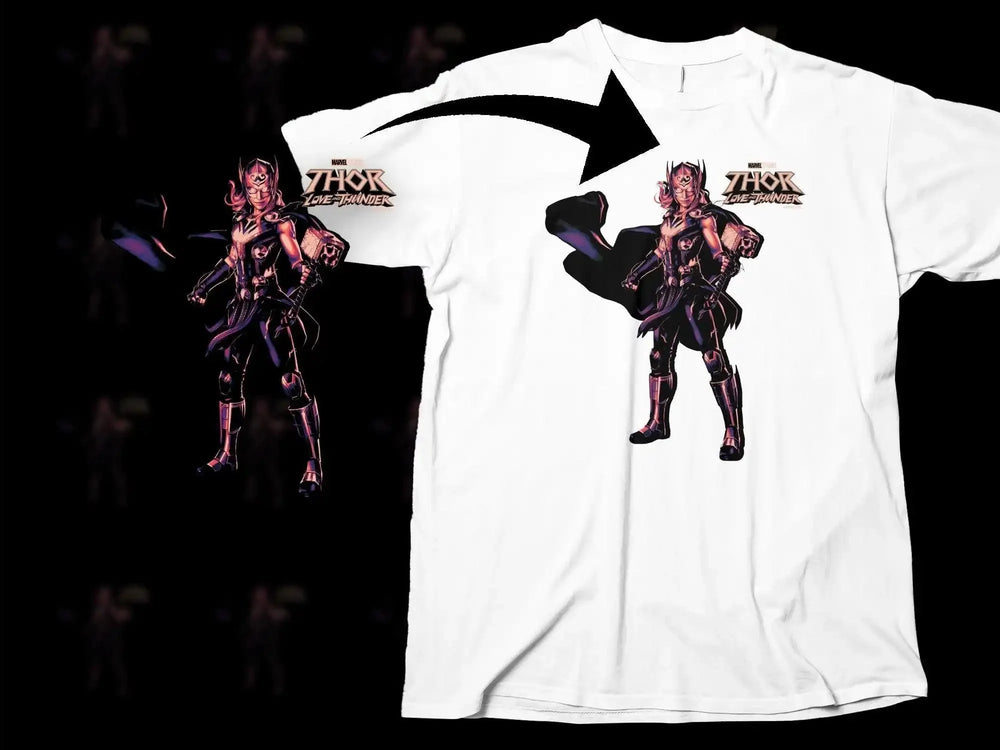 Marvel Thor Love and Thunder Jane Foster Action Png Digital Download