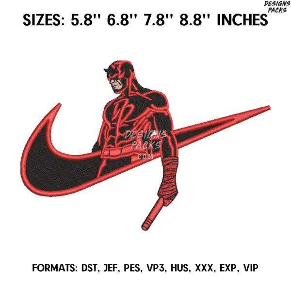 Matt Murdock Embroidery design file pes. Daredevil embroidery design. Machine enmbroidery design, Anime Pes Design
