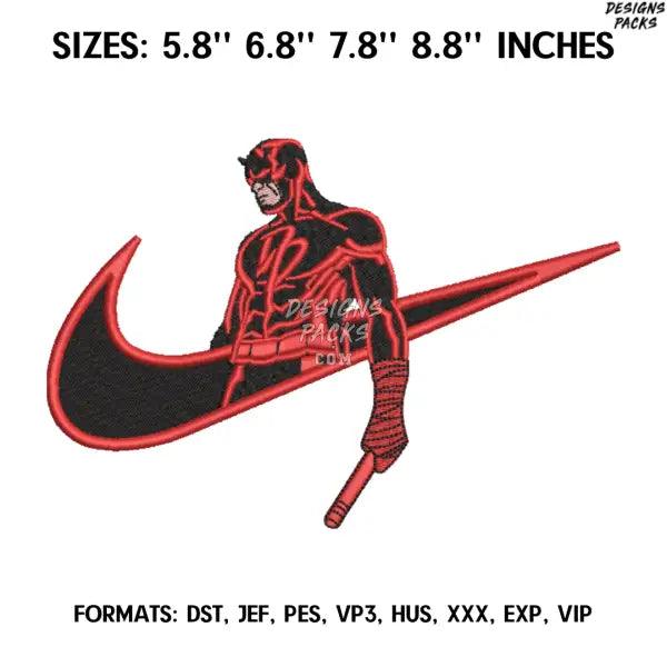 Matt Murdock Embroidery design file pes. Daredevil embroidery design. Machine enmbroidery design, Anime Pes Design