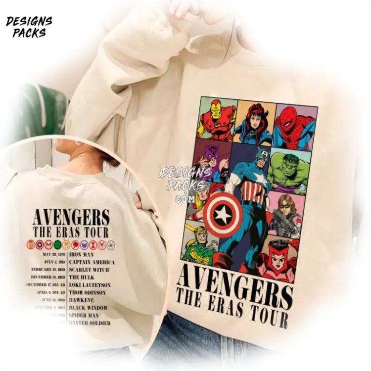 Mcu Fan Avenger Assember Avengers Eras Tour Png Design