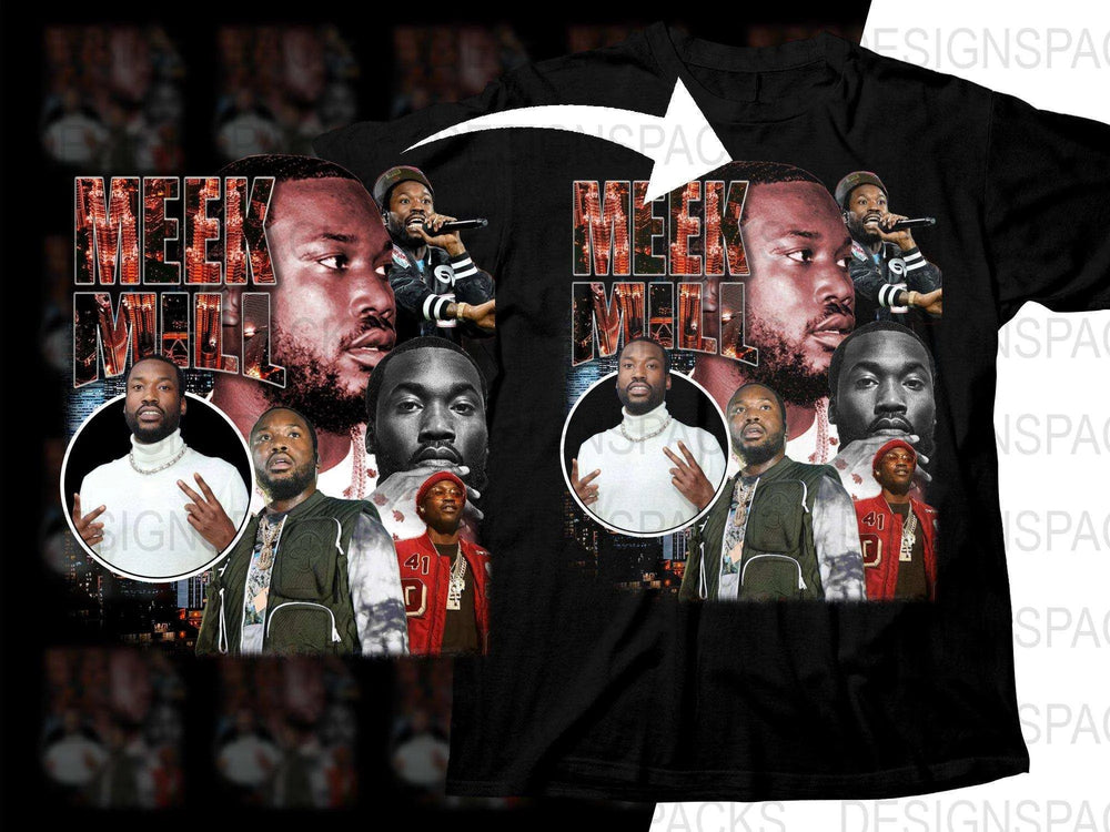 Meek Mill Multi Photo Design Music Bootleg Png Digital Download