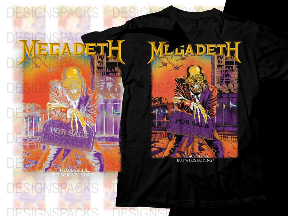 Megadeth Peace Sells But Who's Buying Graphic Png Digital Download