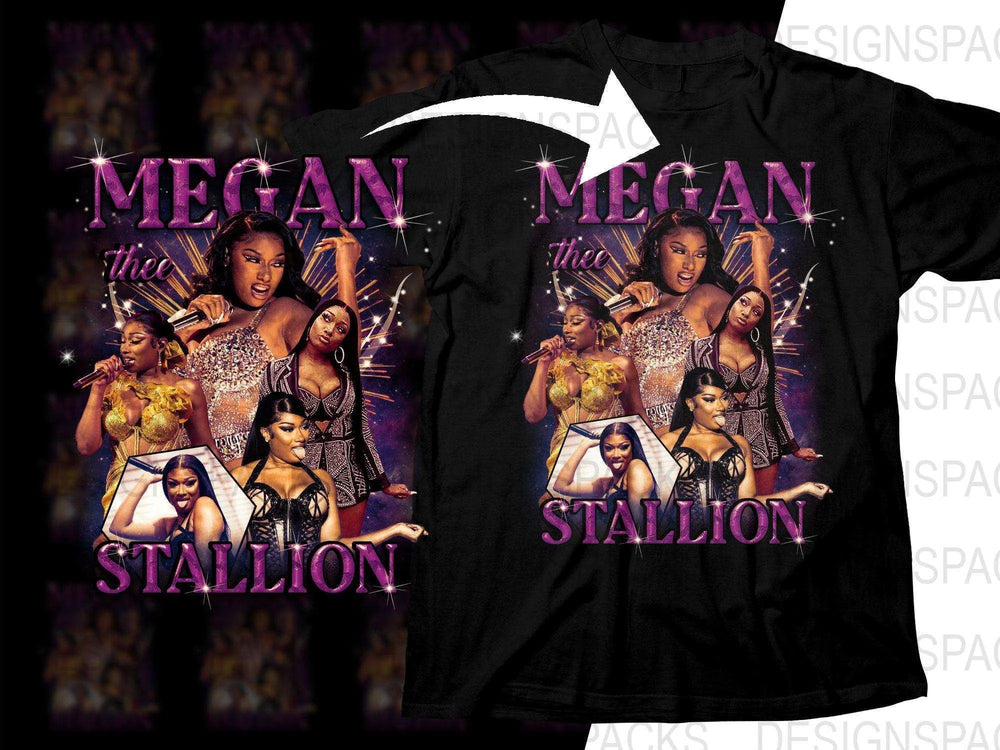 Megan Thee Stallion Bootleg Music Png Digital Download