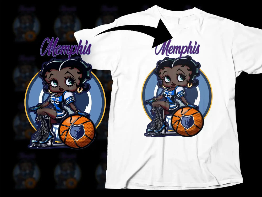 MEM NBA Baskeball Png Digital Download