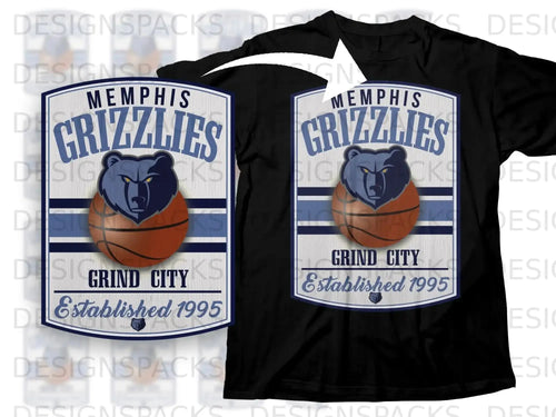 Memphis Grizzlies Grind City Established 1995 T-Shirt