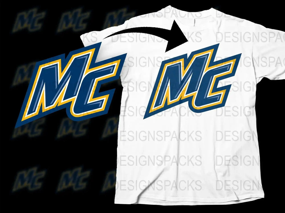 Merrimack Warriors College Football Png Digital Download