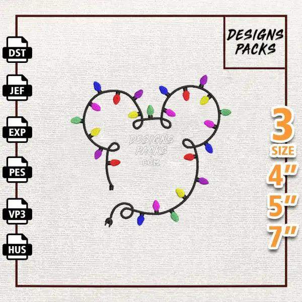 Merry Christmas Embroidery Design