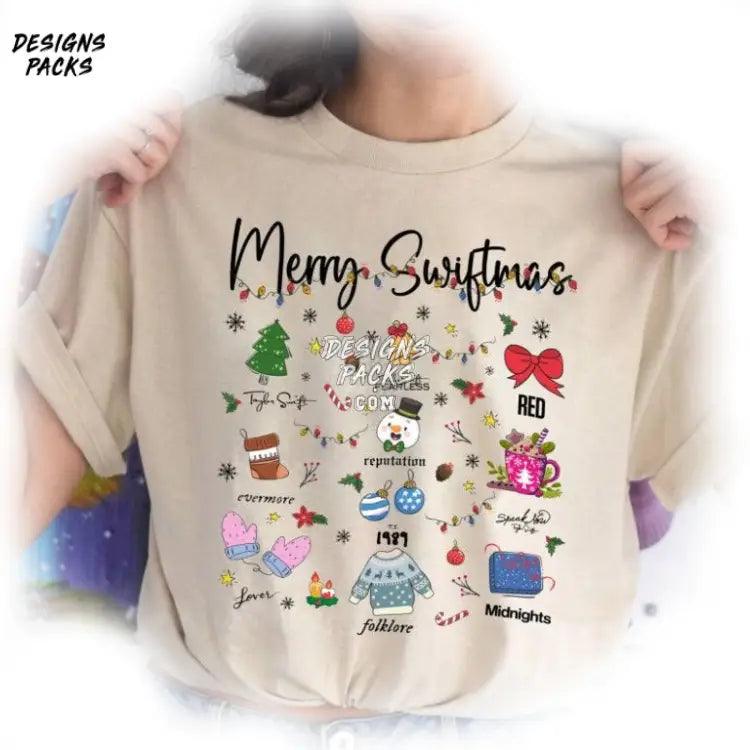 Merry Swiftmas Bfestive Beats Of Taylor Christmas Png Design