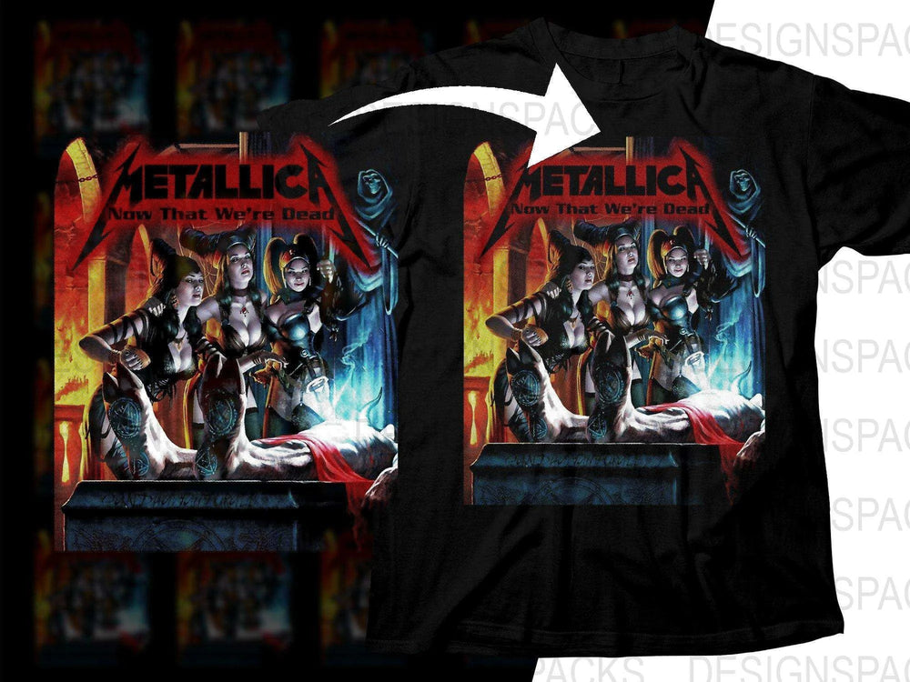 Metallica Now That We're Dead Graphic Png Halftone Digital Download