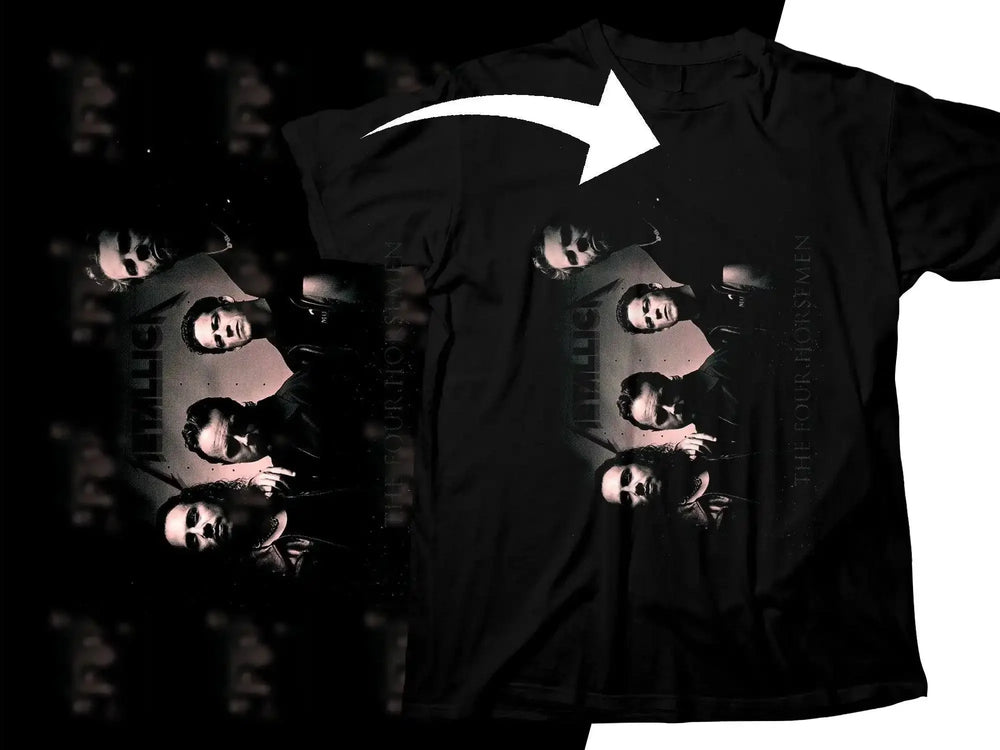 Metallica The Four Horsemen Rock Png Halftone Digital Download