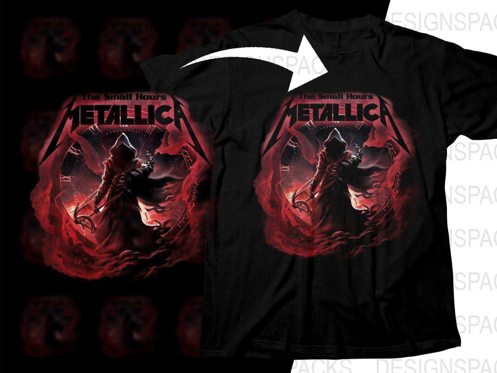 Metallica The Small Hours Rock Band Graphic Png Halftone Digital Download