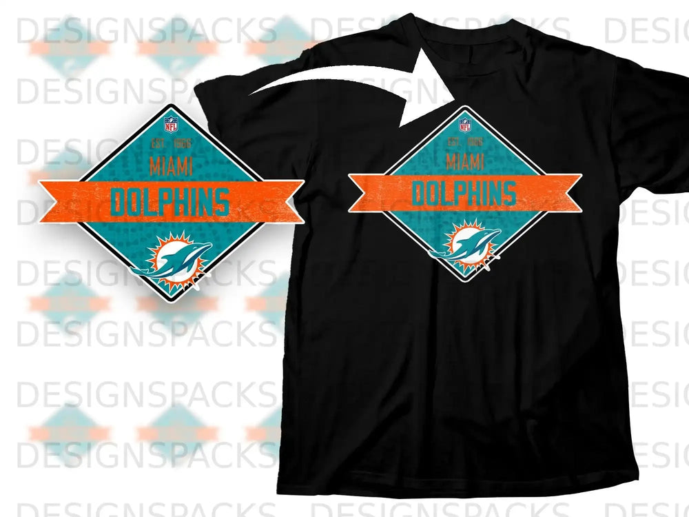 Miami Dolphins NFL Fan Graphic Tee