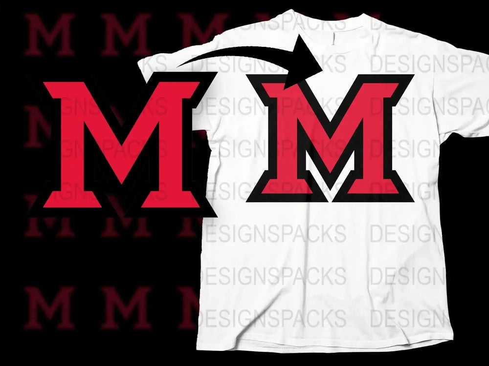 Miami (Ohio) Redhawks College Football Png Digital Download