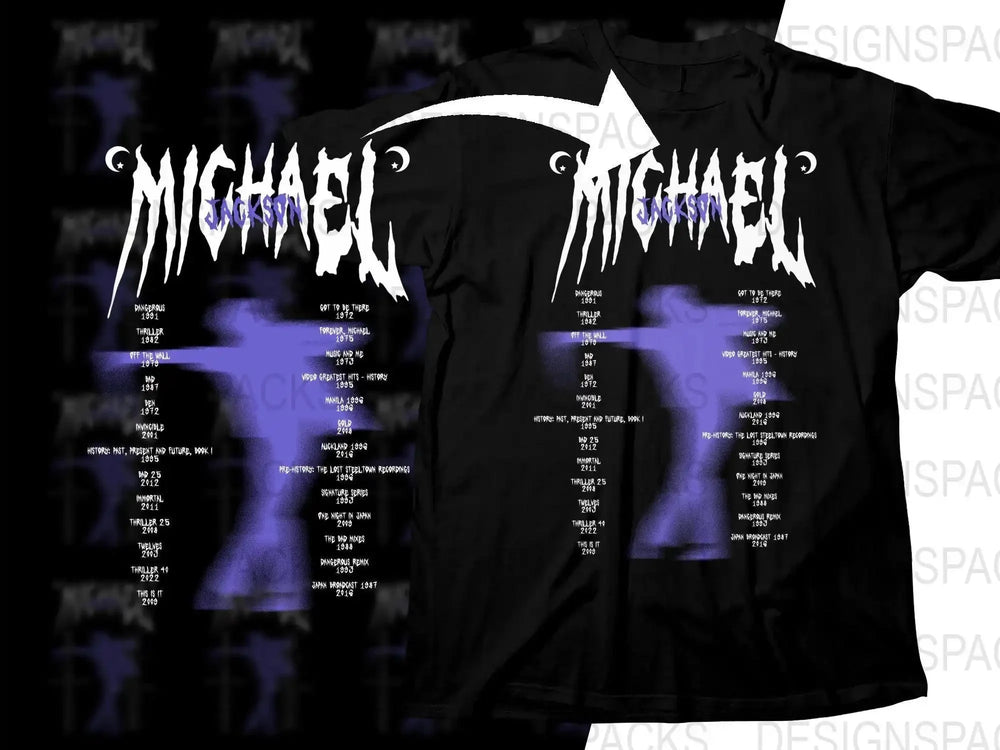 MICHAEL JACKSON Music Artist Streetwear Png Digital Download