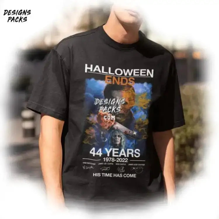 Michael Myers Anniversary Halloween Ends Png Design
