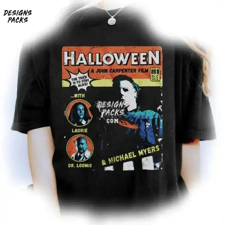 Michael Myers Halloween End Vintage Png Design