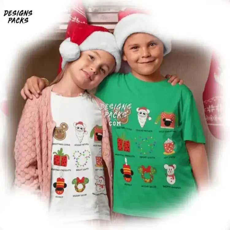 Mickey And Co Xmas Cartoon Vacation Retro There Are A Few Of My Favorite Things Merry Christmas Png