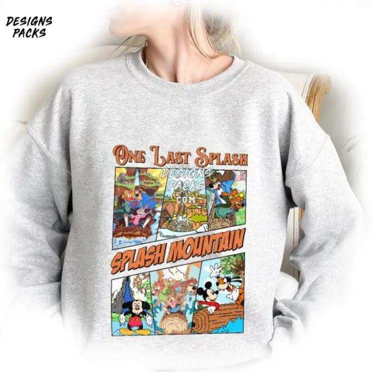 Mickey And Friend Splash Mountain Sublimation Cartoon One Last Png Design