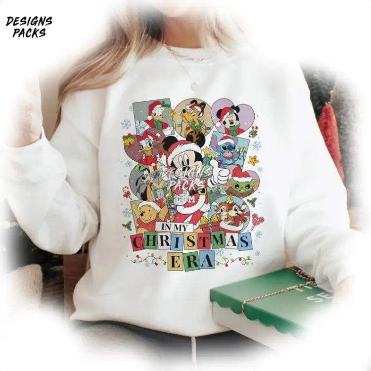 Mickey And Friends Christmas Minnie Cartoon In My Era Png Design