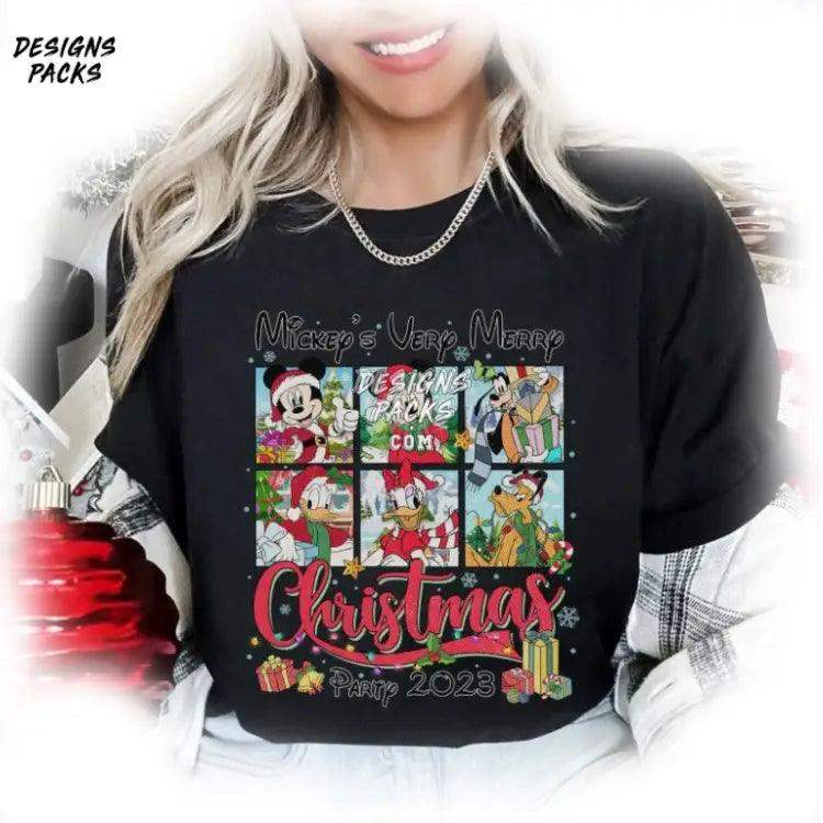 Mickey And Friends Christmas Walt Cartoon World Mickey’s Very Merry Party Png Design