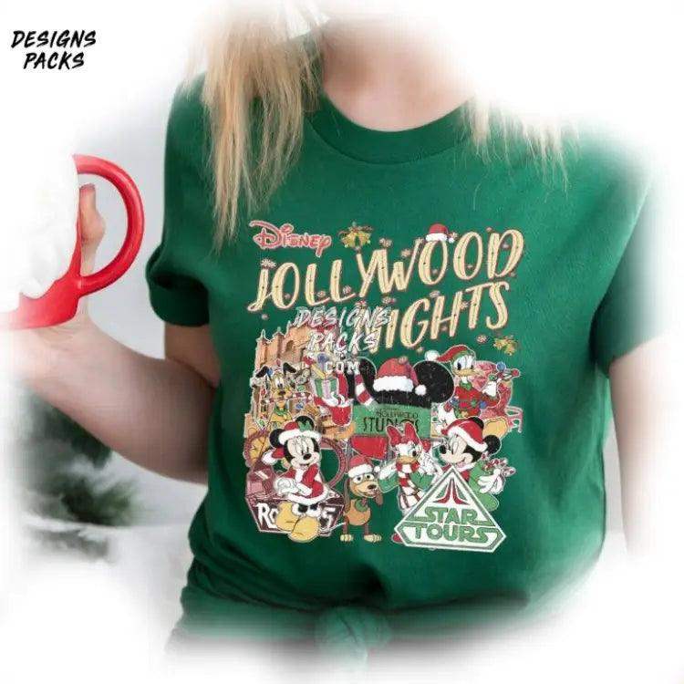 Mickey Christmas Cartoon Land And Friends Png Design