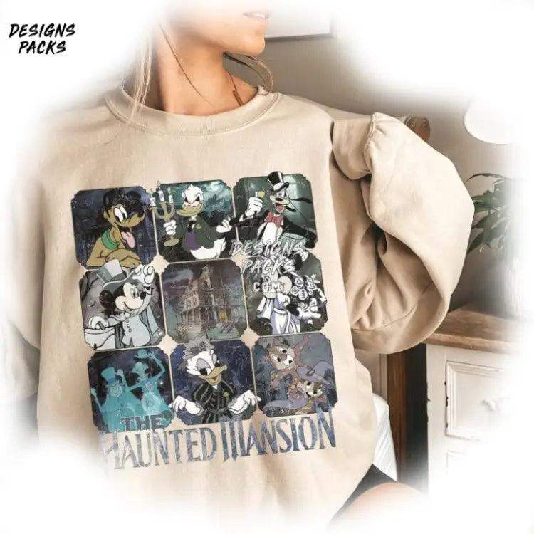 Mickey Haunted Mansion Print Tower Of Terror Cartoon The Png Design
