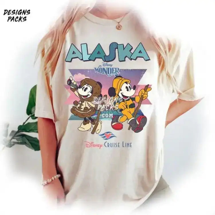 Mickey Minnie Cruise Sublimation Wonder Alaska Family Png Design