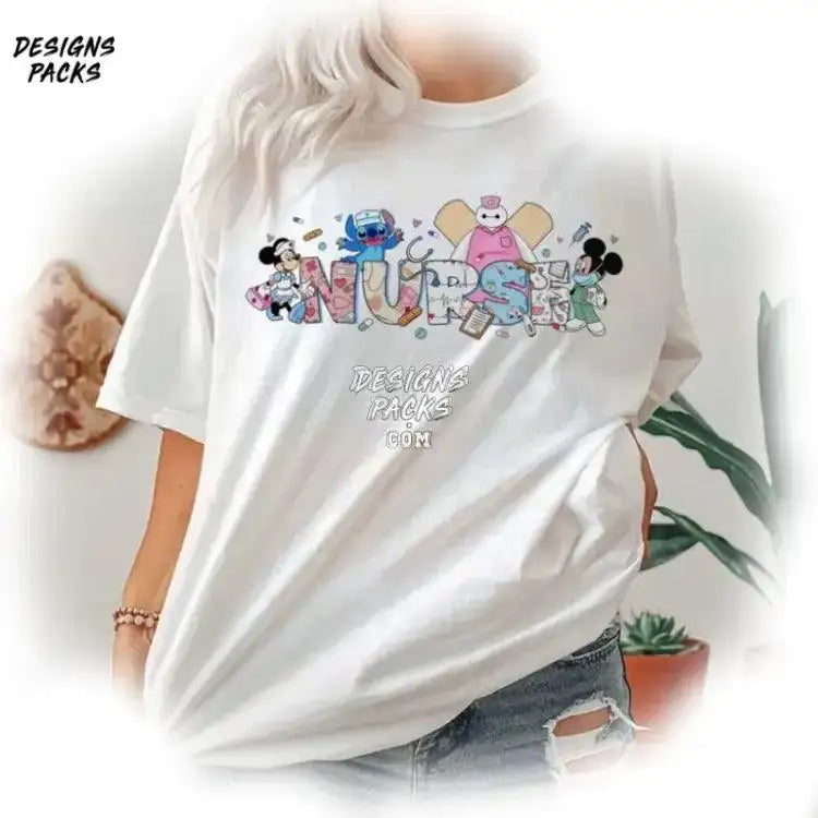 Mickey Minnie Nurse Day Cartoon And Friends Png Design