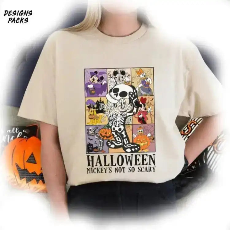 Mickey’s Not So Scary Halloween Mickey And Friends Cartoon Png Design