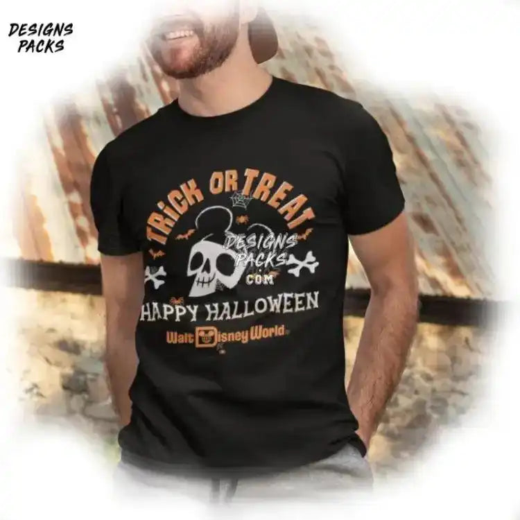 Mickey Skeleton Halloweens Cartoon Skull Halloween Png Design