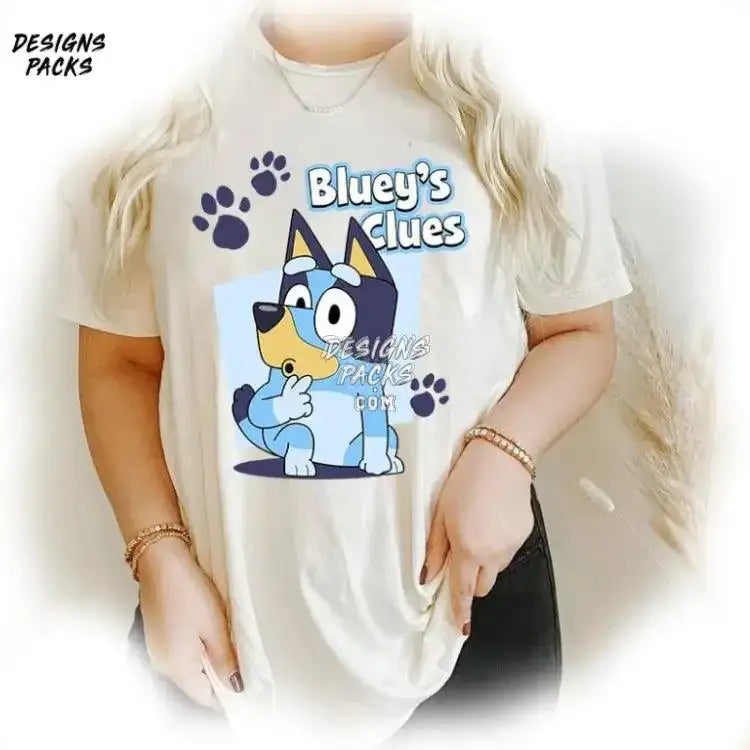 Midnights Bluey Family Christmas Png Design