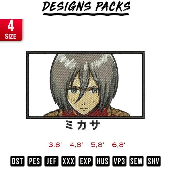 Mikasa Rectangle Embroidery Design 